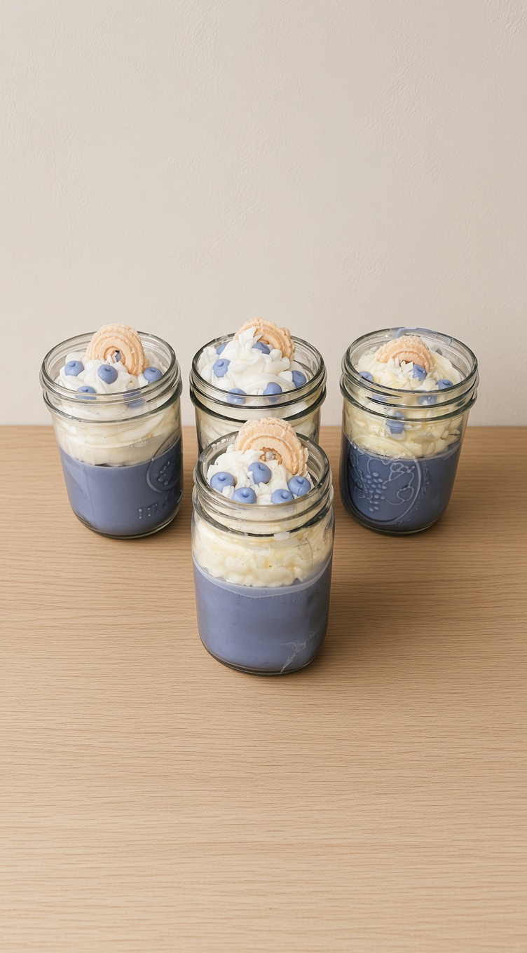 Blueberry tarte candle
